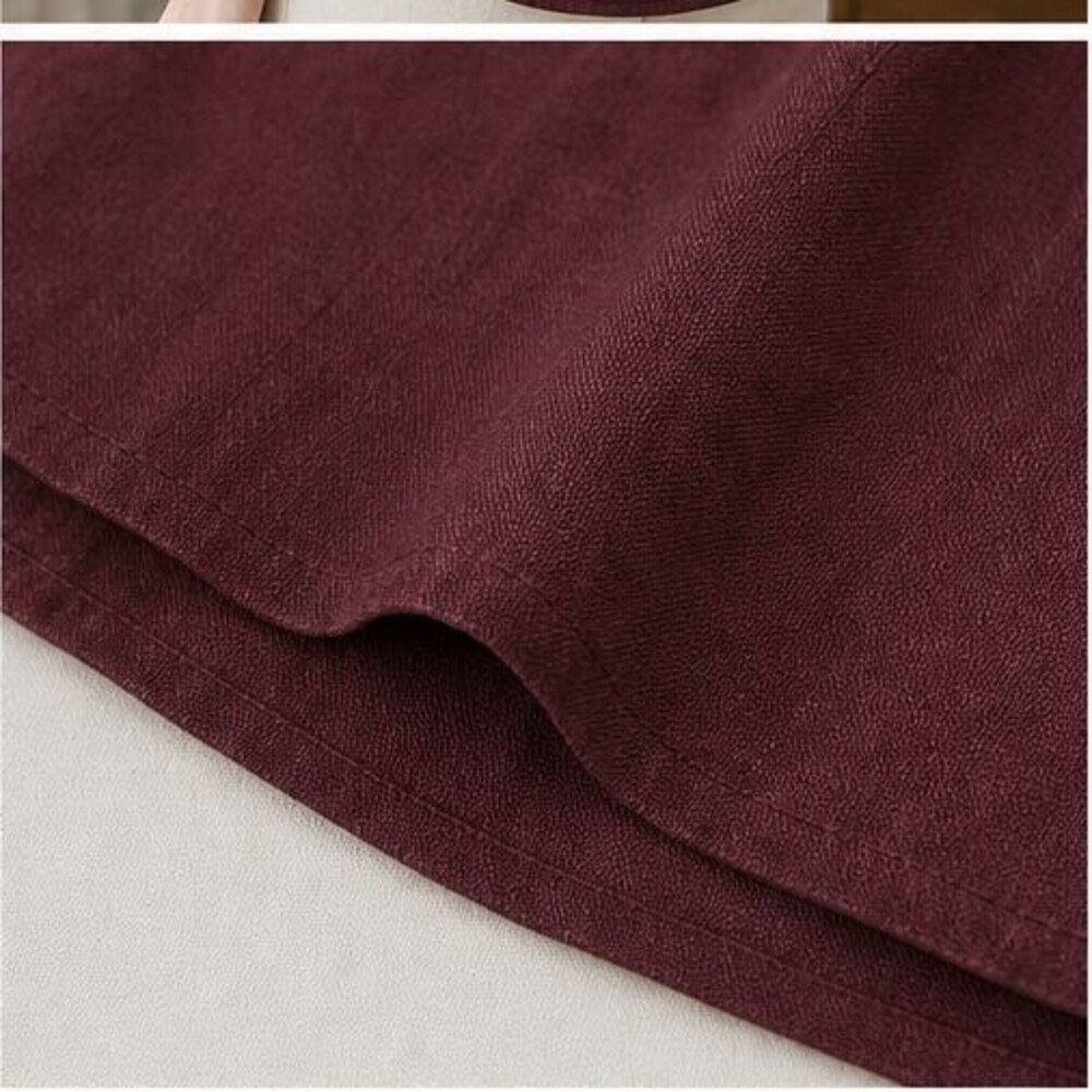 Burgundy Ruffle Blouse - Picture 6 of 6